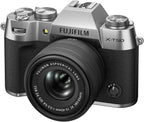 Fujifilm X-T50 Silver Mirrorless Camera Body – High-Resolution Sensor