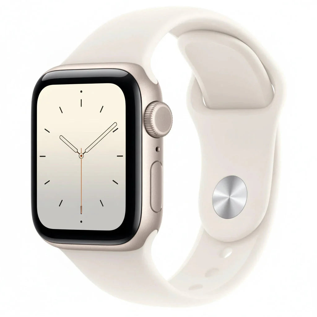 Apple Watch SE 3 40mm Aluminium Case GPS + Cellular Sport Band (S/M) [2025] Starlight Tristar Online