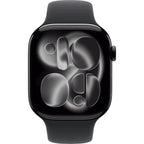 Apple Watch Series 11 46mm Jet Black Aluminium Case GPS Sport Band (M/L) – Black APPLE