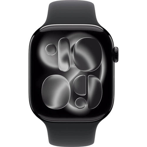 Apple Watch Series 11 46mm Jet Black Aluminium Case GPS Sport Band (M/L) – Black APPLE