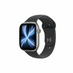 Apple Watch Series 11 46mm GPS + Cellular Aluminium Case – Jet Black, Space Grey, Silver, Rose Gold with Black Sport Band Smartwatch - Acceptable - Refurbished (Copy) Apple