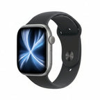 Apple Watch Series 11 46mm, 42mm GPS Aluminium Case – Jet Black, Space Grey, Silver, Rose Gold with Black Band (M/L) Smartwatch Acceptable - Refurbished Apple