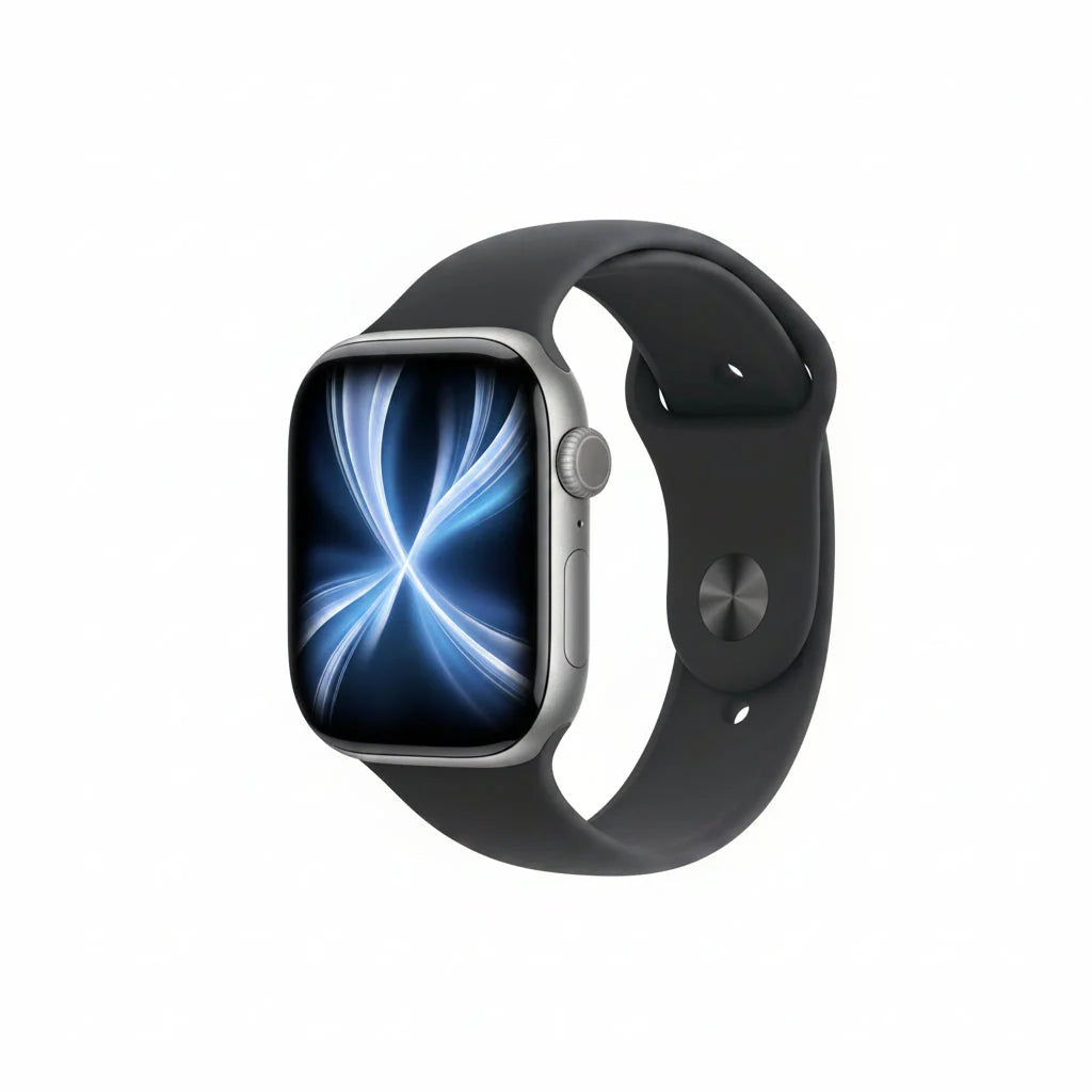 Apple Watch Series 11 46mm GPS + Cellular Aluminium Case – Jet Black, Space Grey, Silver, Rose Gold with Sport Band (M/L) Smartwatch - Good - Refurbished (Copy) Apple