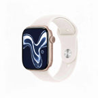 Apple Watch Series 10 GPS + Cellular 42mm,46mm - Rose Gold, Silver, Jet Black  - Aluminum Case with Sport Band Apple