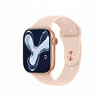 Apple Watch Series 10 GPS + Cellular 42mm,46mm - Rose Gold, Silver, Jet Black  - Aluminum Case with Sport Band Apple