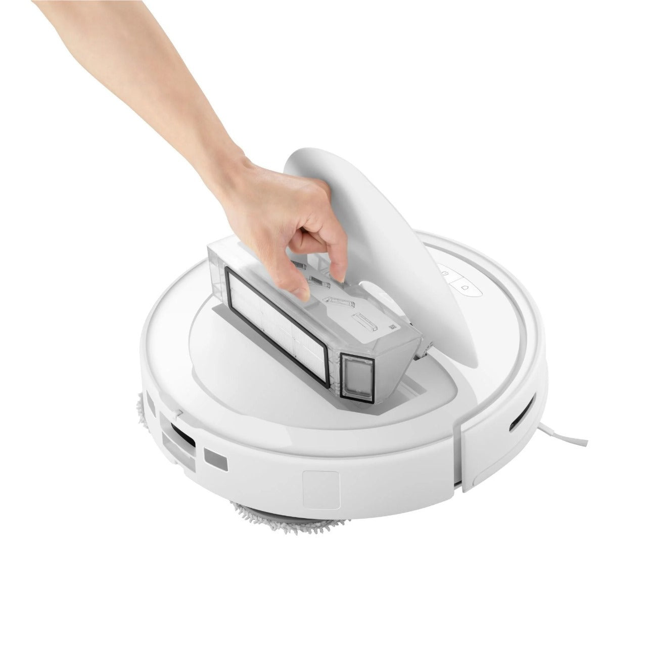 Roborock Q Revo MaxV Robot Vacuum with Multifunctional Dock - White