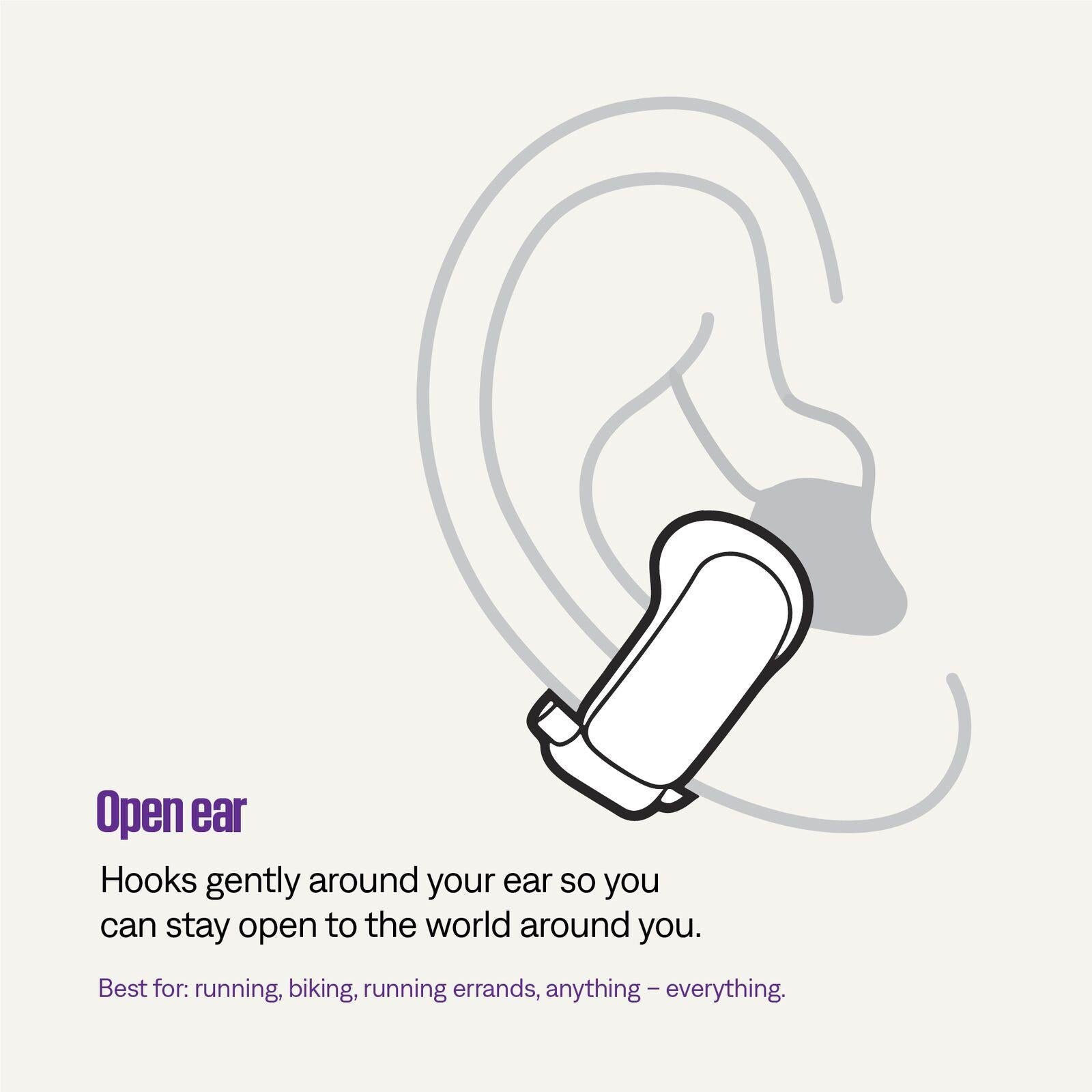 Bose Ultra Open Earbuds - White Smoke