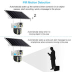 8MP 4K Wireless Solar Camera - 4G SIM & WiFi Outdoor Dual Lens IP Security Camera - PIR Motion Detection - V380  - Pristine - Refurbished Tristar Online