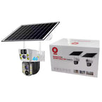 8MP 4K Wireless Solar Camera - 4G SIM & WiFi Outdoor Dual Lens IP Security Camera - PIR Motion Detection - V380  - Pristine - Refurbished Tristar Online