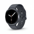 Sleep tracking screen on Galaxy Watch 8 40mm Black showing sleep stages graph and overall sleep score.