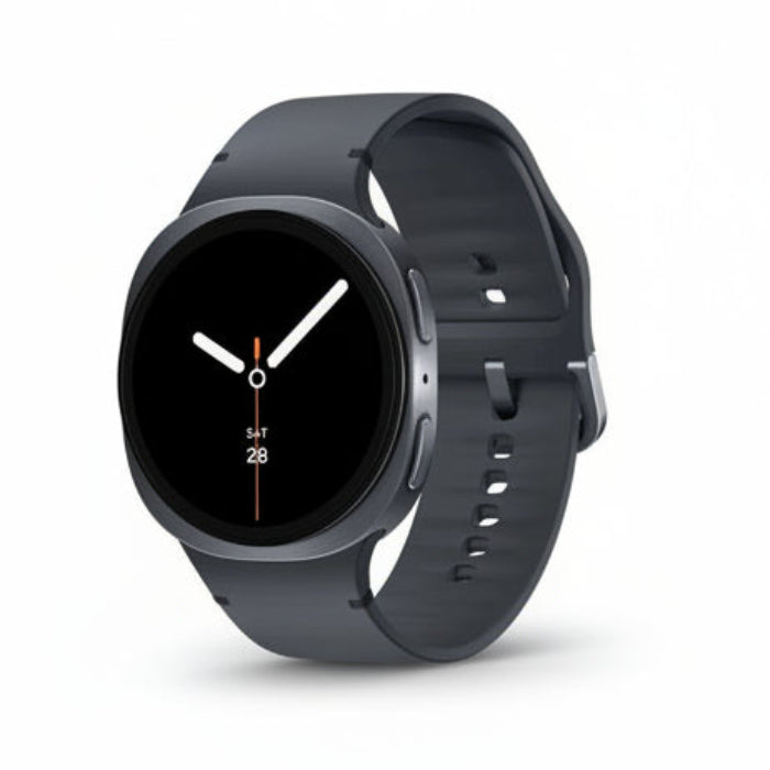 Sleep tracking screen on Galaxy Watch 8 40mm Black showing sleep stages graph and overall sleep score.