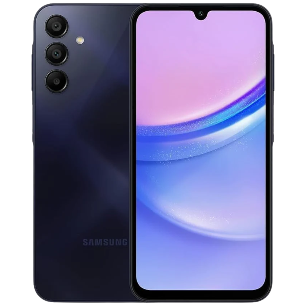 Samsung Galaxy A15 4G Smartphone 4GB/128GB - Blue Black – Open Never Used – Refurbished