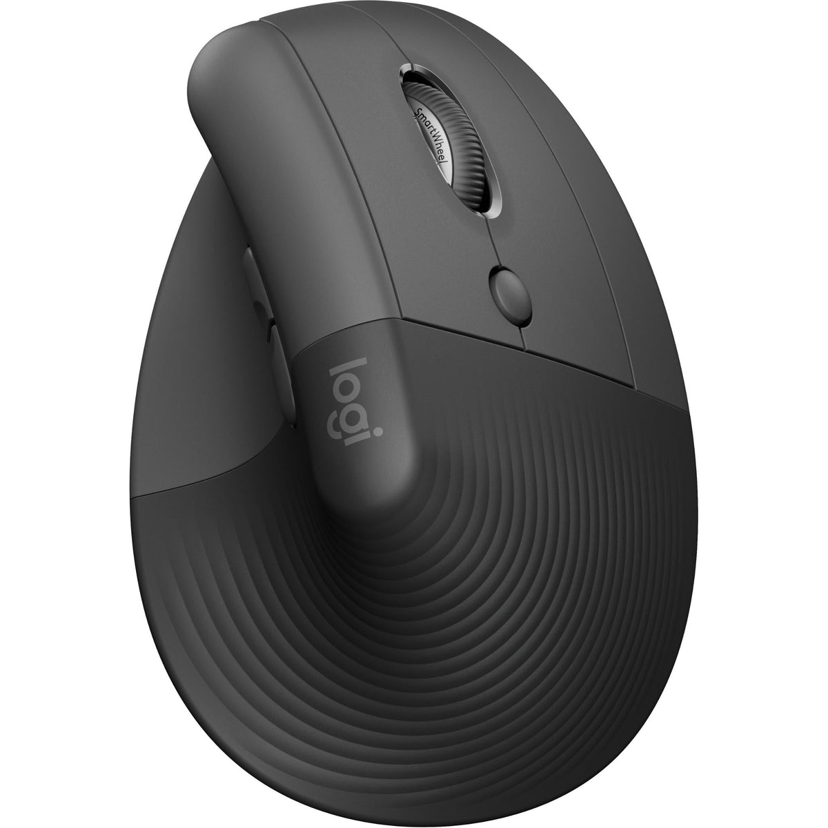 Logitech Lift Vertical Ergonomic Mouse, Wireless, Bluetooth or Logi Bolt USB receiver, Quiet clicks, 4 buttons, compatible with Windows/MacOS/iPadOS, Laptop, PC - Graphite (Copy) Logitech