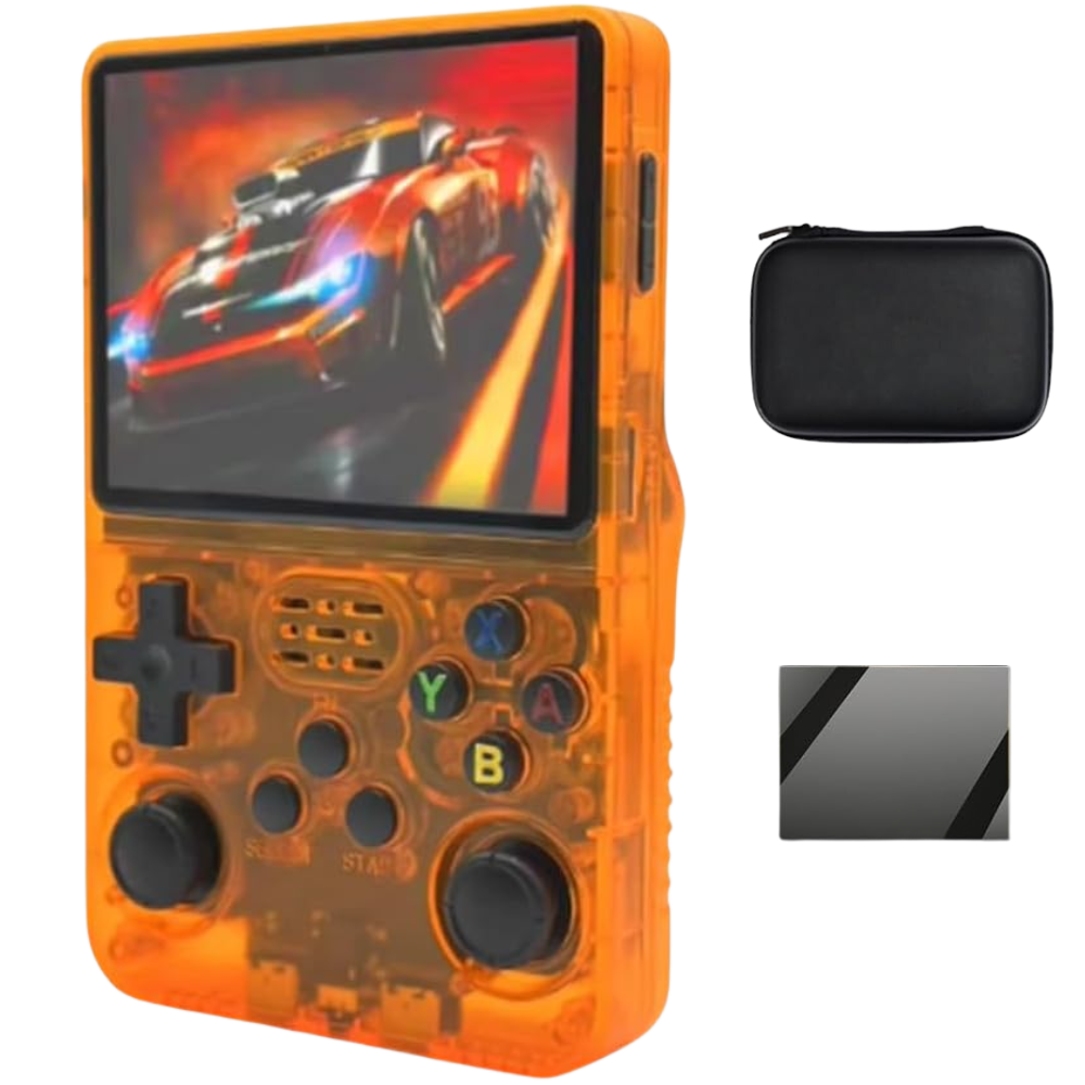 R36S 3.5-inch Handheld Retro Gaming Console – Portable, Open Source Linux System, Emulator Support