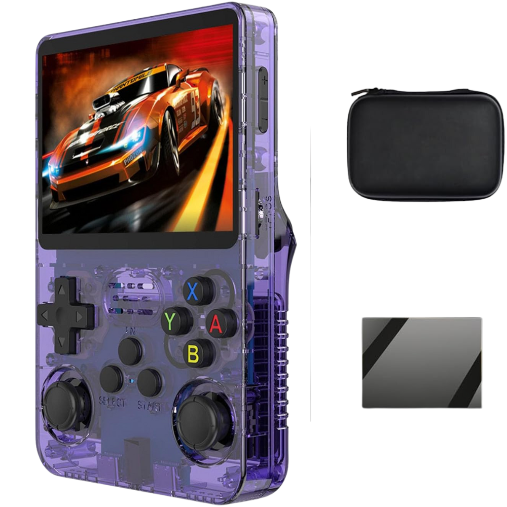 R36S 3.5-inch Handheld Retro Gaming Console - Portable, Open Source Linux System, Emulator Support