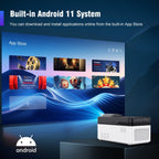 Magcubic HY450 8K Projector – 900ANSI Ultra Short Throw, 1080p, Allwinner H716, Bluetooth 5.4, WiFi 6, Auto Offset & Electronic Focus, Dual Speakers - Open Never Used Magcubic