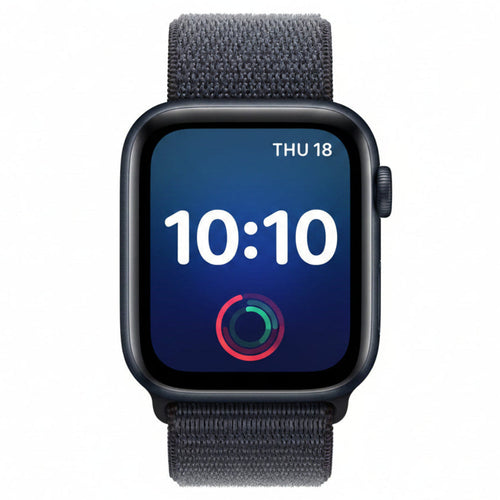 Apple Watch SE (2nd Gen) 44mm GPS + Cellular Midnight Aluminum Ink Sport Loop Apple
