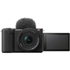 Sony ZV-E10 Mirrorless Camera with 16-50mm Lens (ILCZV-E10L) – 24.2MP APS-C, 4K Video, Black SONY