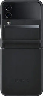 Samsung Galaxy Z Flip 4 Flap Leather Phone Case - Black