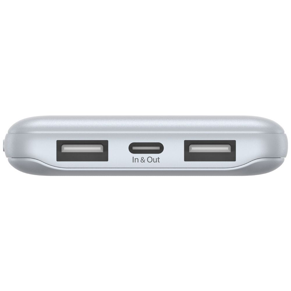 Belkin BoostCharge Power Bank 10K - 15W USB-C + Dual USB-A - Light Blue (AU Version)