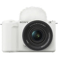 Sony ZV-E10 Mirrorless Camera with 16-50mm Lens (ILCZV-E10L) (White)