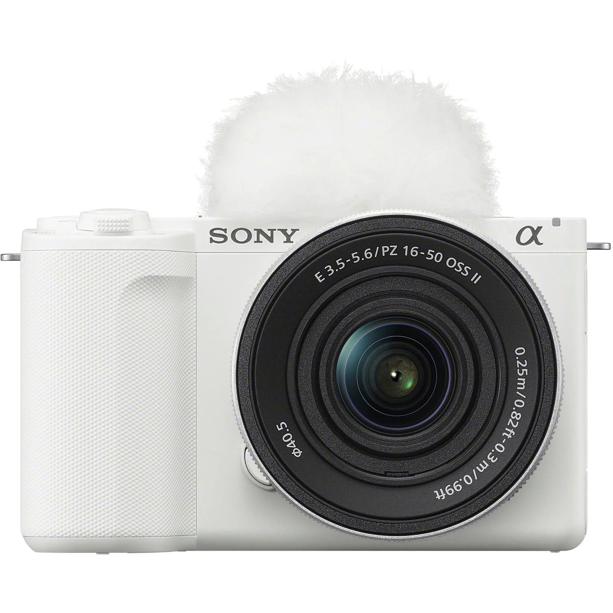 Sony ZV-E10 Mirrorless Camera with 16-50mm Lens (ILCZV-E10L) (White)