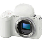 Sony ZV-E10 Mirrorless Camera with 16-50mm Lens (ILCZV-E10L) (White)