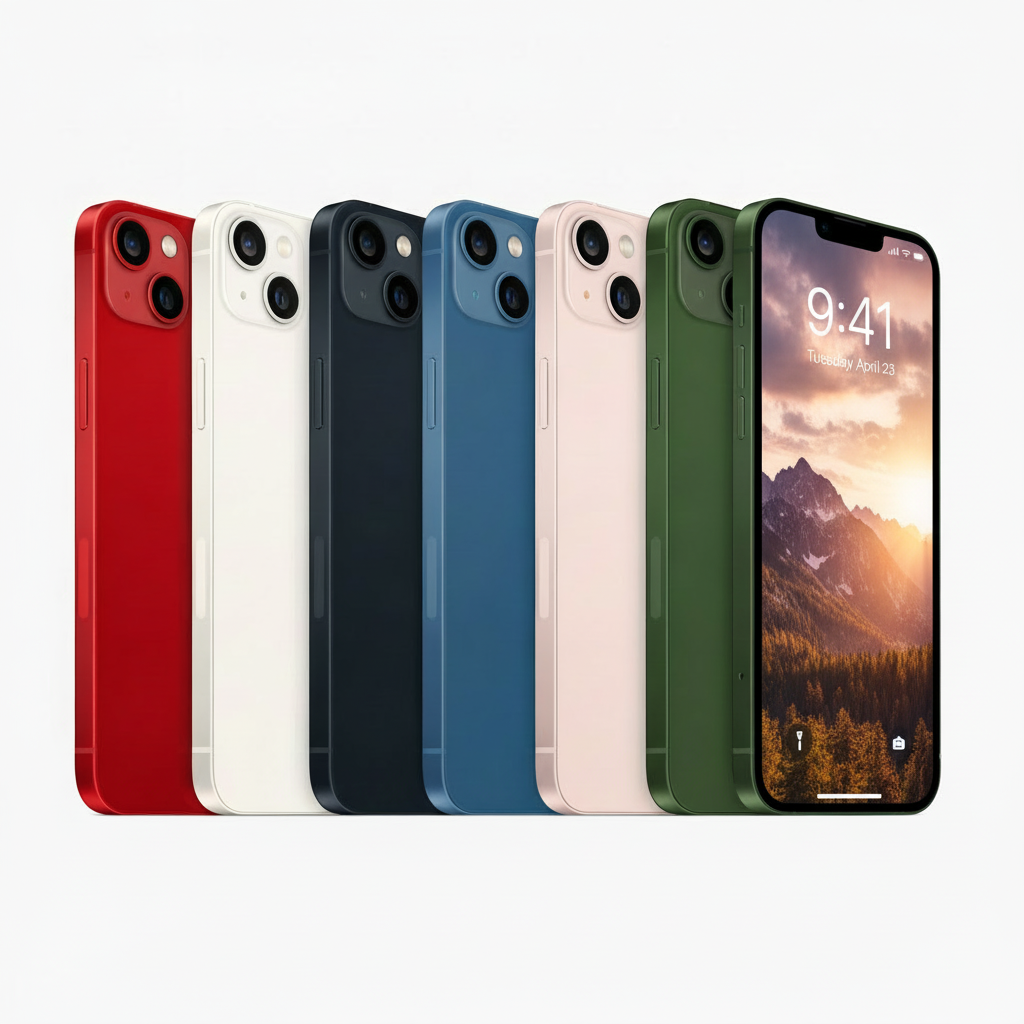Apple iPhone 13 - 128GB/256GB/512GB - Pink / Midnight / Starlight / Green/Blue/Red