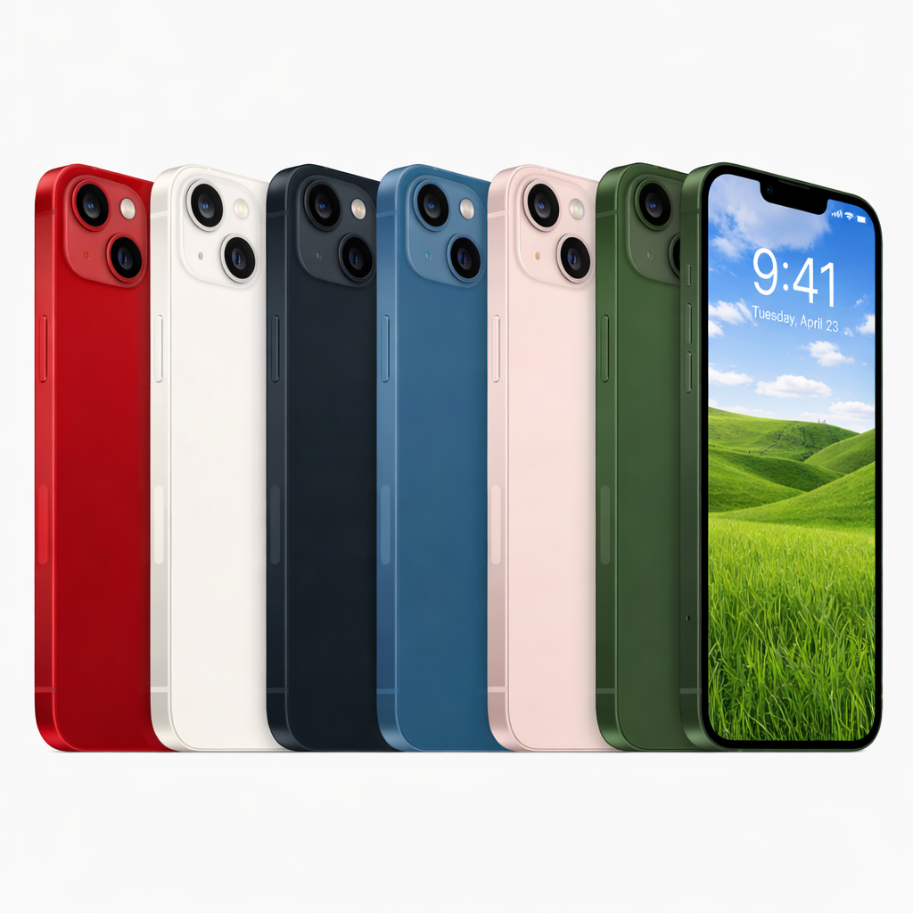 Apple iPhone 13 - 128GB/256GB/512GB - Pink / Midnight / Starlight / Green / Blue / Red - Acceptable - Refurbished