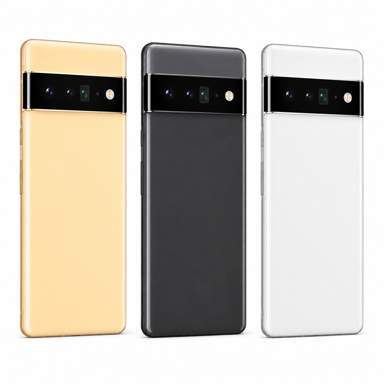 Google Pixel 6 Pro 5G - 12GB  128GB - 256GB - 512GB - Stormy Black, Cloudy White, Sorta Sunny - Acceptable - Refurbished Google