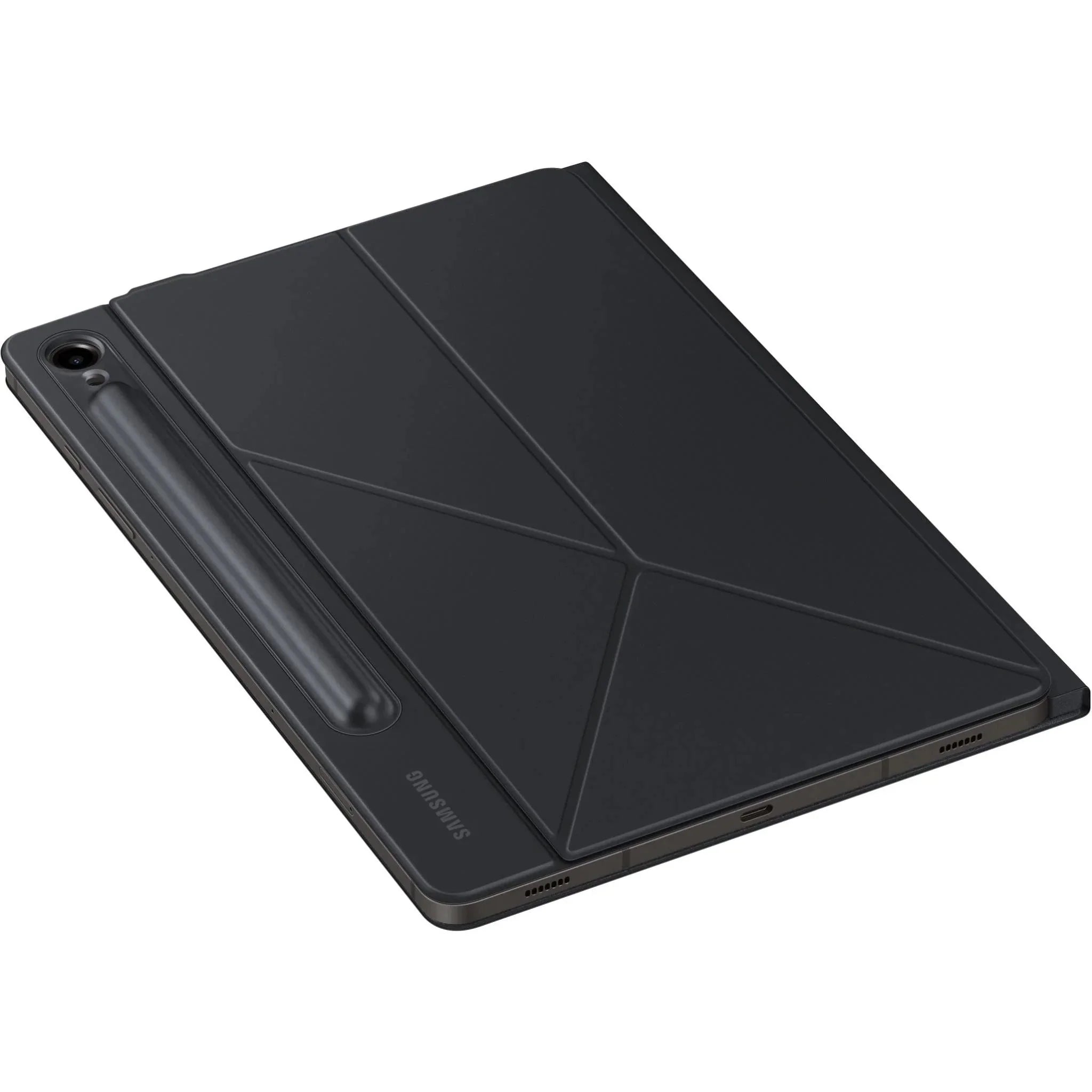 Samsung EF-BX710 smart book cover angled as stand