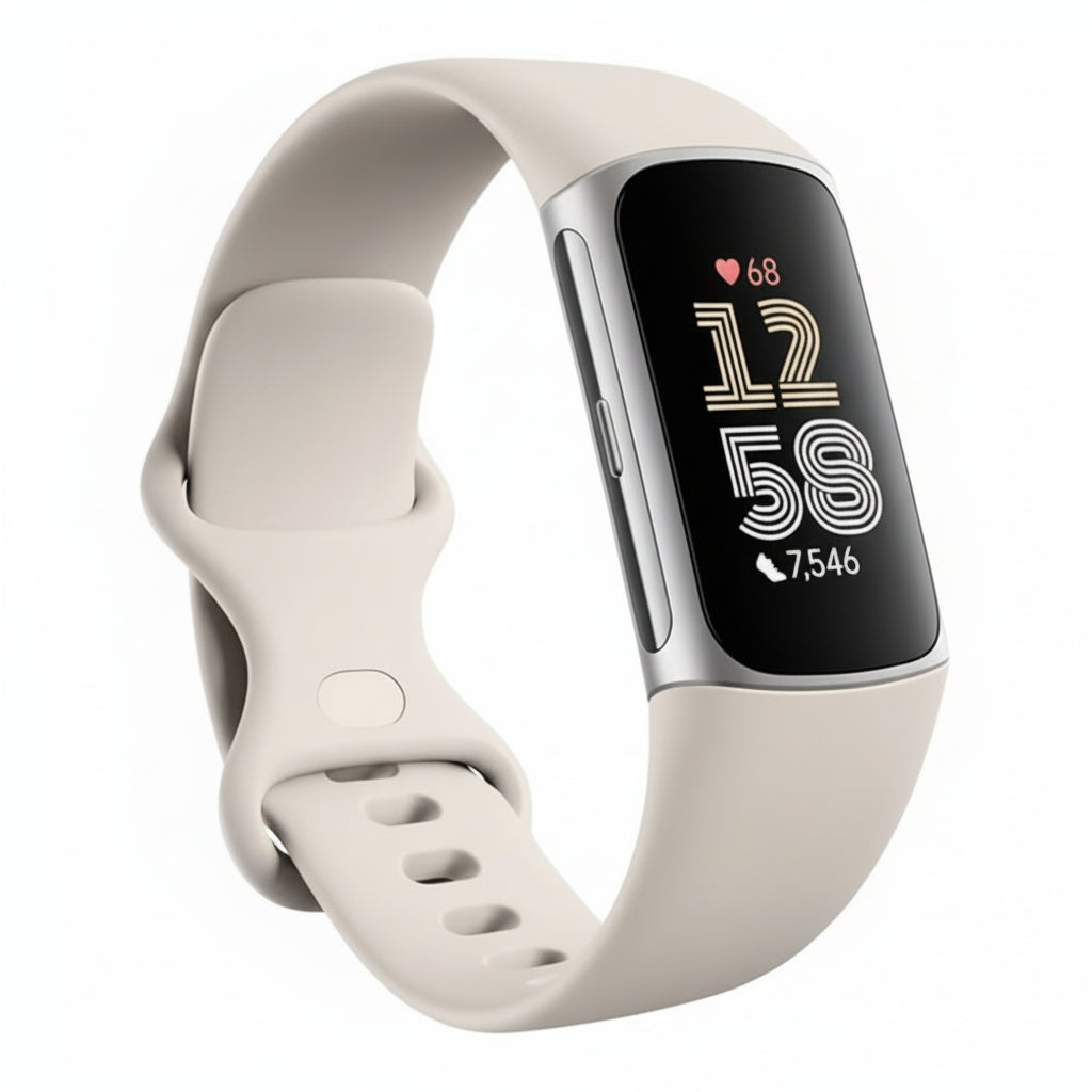 Fitbit Charge 6 Fitness Tracker - Silver - Pristine - Refurbished
