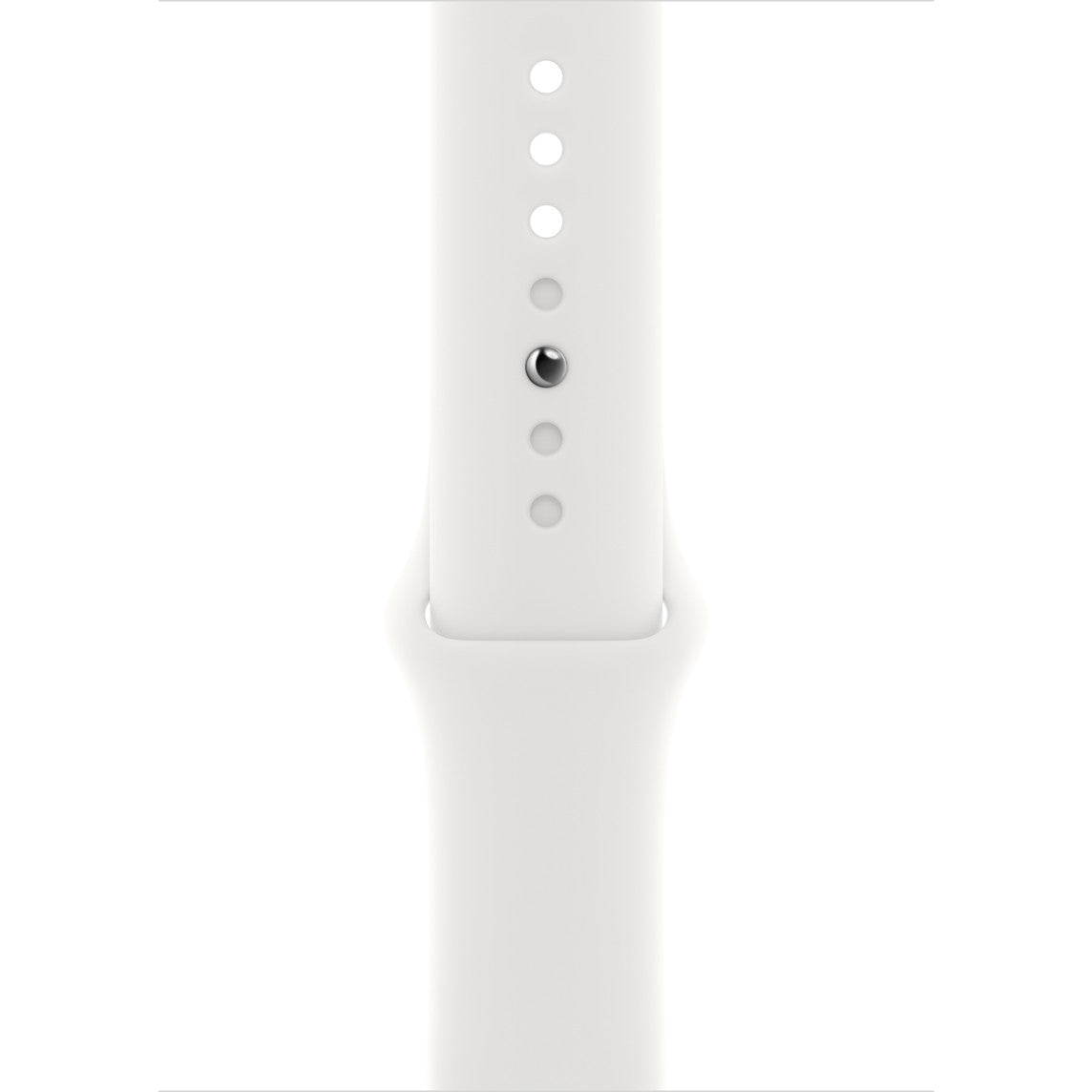 Apple Watch Series 8 GPS + Cellular, 45mm Silver Aluminium Case with S/M White Sport Band - Pristine - Refurbished Apple