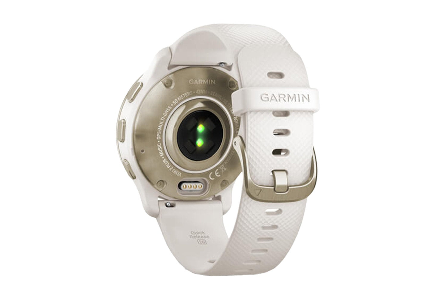 Garmin Venu 2 Plus Fitness Tracker- Cream Gold Bezel with Ivory Case (Refurbished Grade- B)