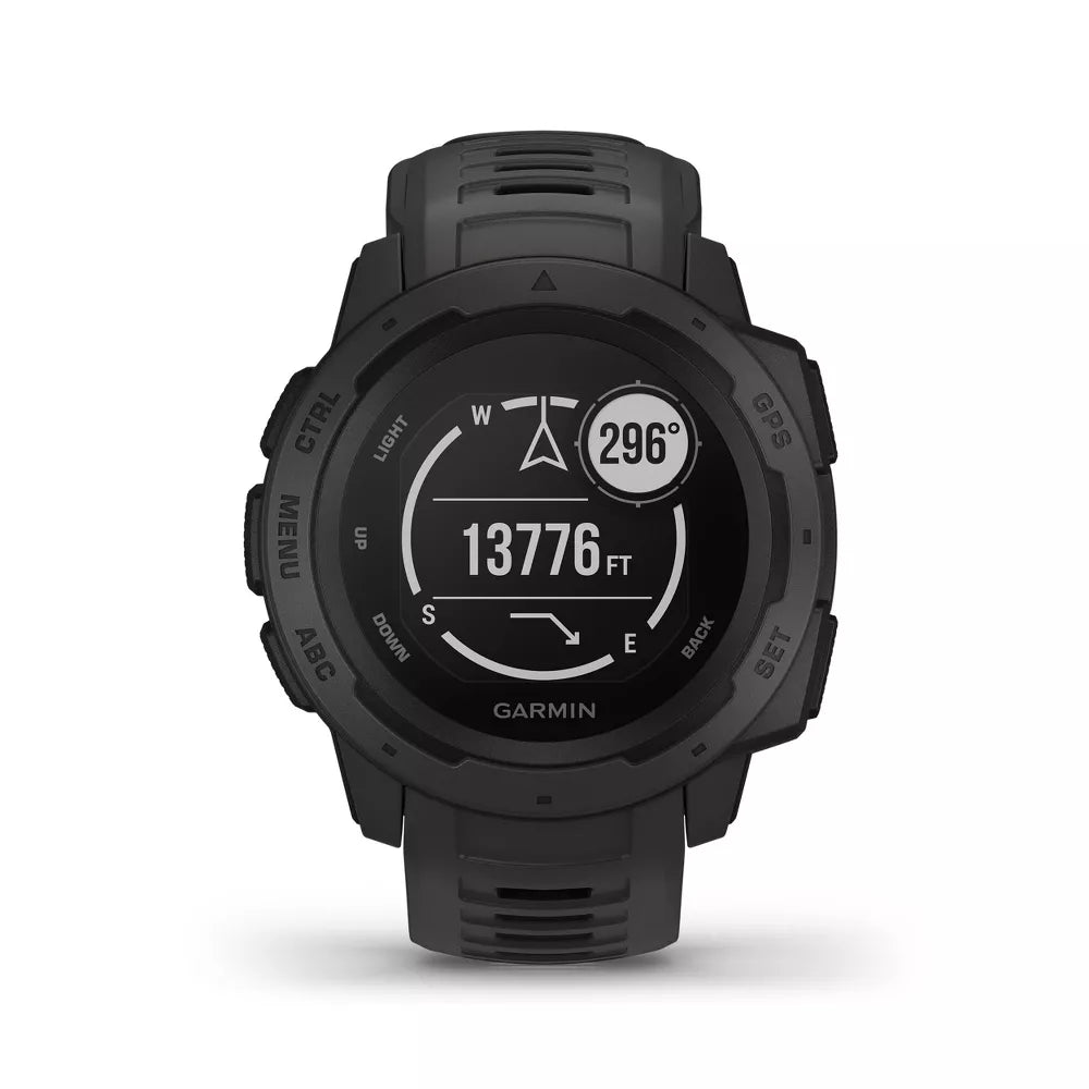 Garmin Instinct Rugged GPS Smartwatch Graphite (Refurbished Grade-C)