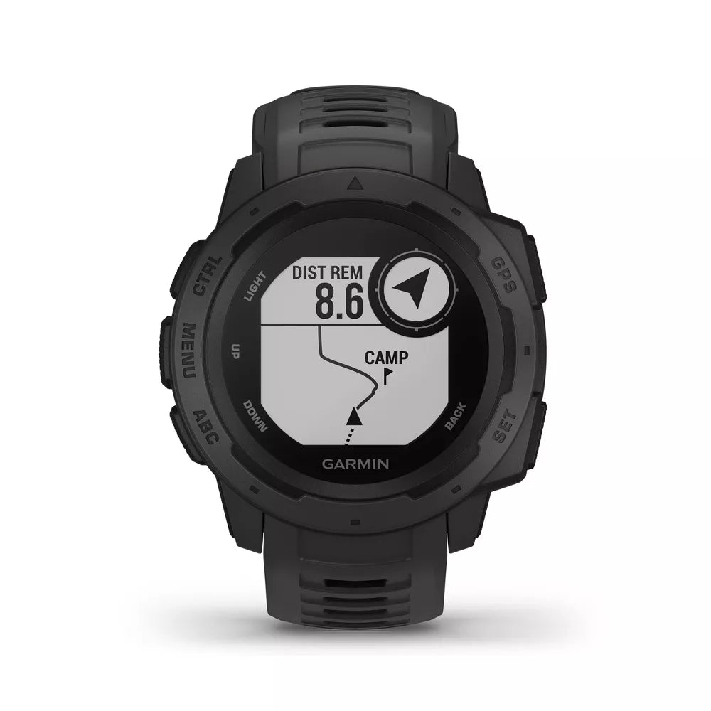 Garmin Instinct Rugged GPS Smartwatch Graphite (Refurbished Grade-B)