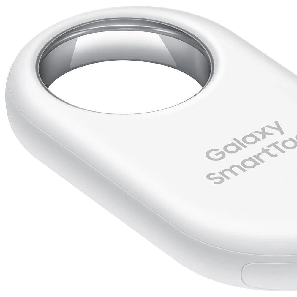 Galaxy SmartTag2 White showing compact ring-ready design