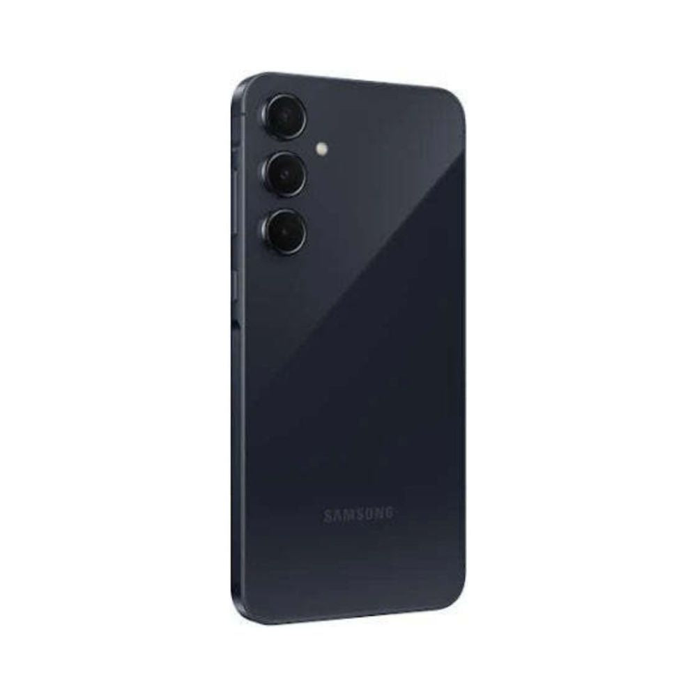Top/front view of Galaxy A55 5G Navy showing full front panel and edges