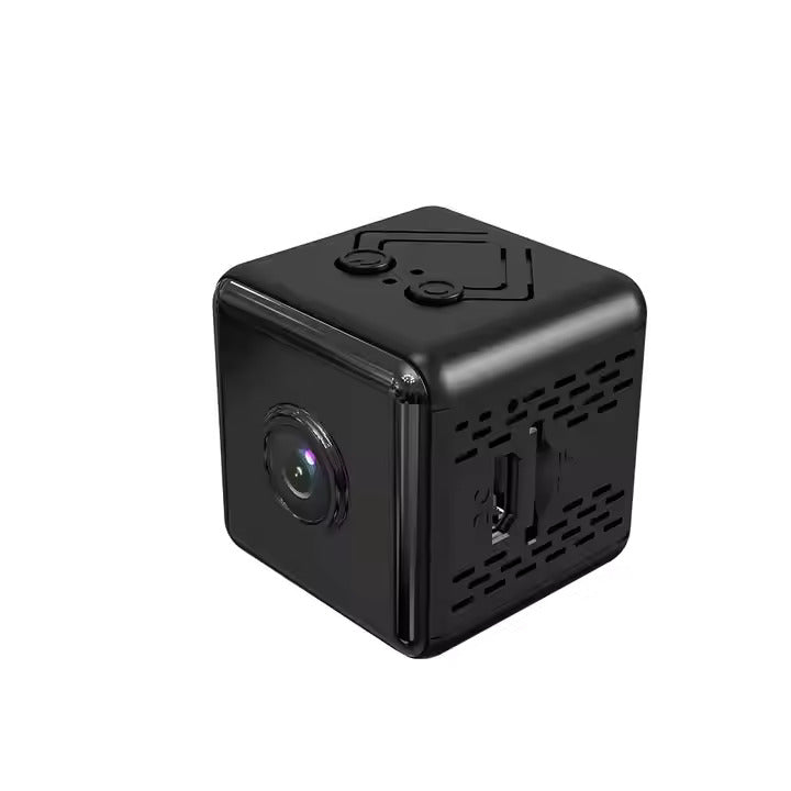 Mini X9 4K with 1080P Night Vision N1 Wireless Camera - Black