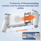 Gamwing AoBing Max Mobile Phone Game Controller Gamepad Joystick Type-C Wired & BT Compatible with Android, iOS, PC, Switch - Pristine - Refurbished Tristar