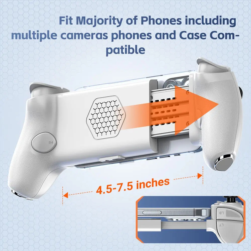 Gamwing AoBing Max Mobile Phone Game Controller Gamepad Joystick Type-C Wired & BT Compatible with Android, iOS, PC, Switch - Pristine - Refurbished Tristar