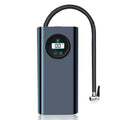 Portable Car Tire Inflator Wireless Pump with Digital Display Car Motorcycle Bike Pump - Black