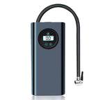 Portable Car Tire Inflator Wireless Pump with Digital Display Car Motorcycle Bike Pump - Black