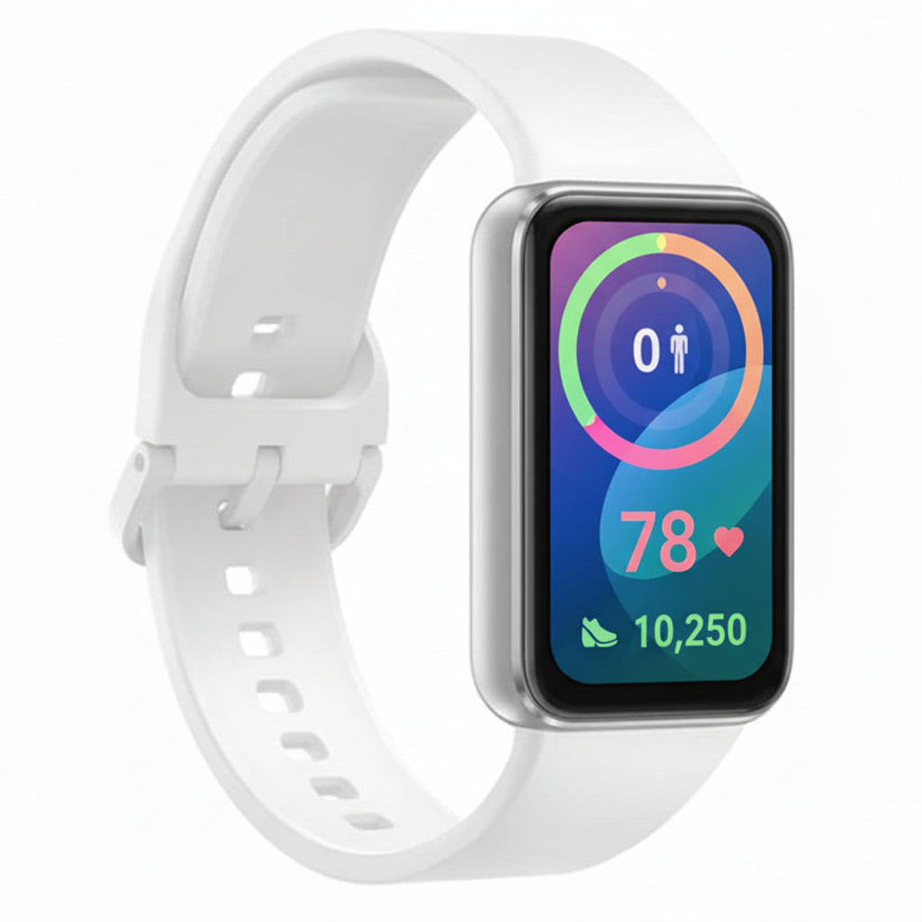 Samsung Galaxy Fit3 Smart Fitness Band - Silver - Acceptable Refurbished
