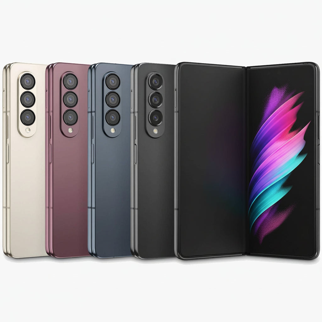 Samsung Galaxy Z Fold4 12GB RAM 256GB / 512GB / 1TB Storage - Phantom Black / Graygreen / Beige / Burgundy - Pristine - Refurbished Samsung