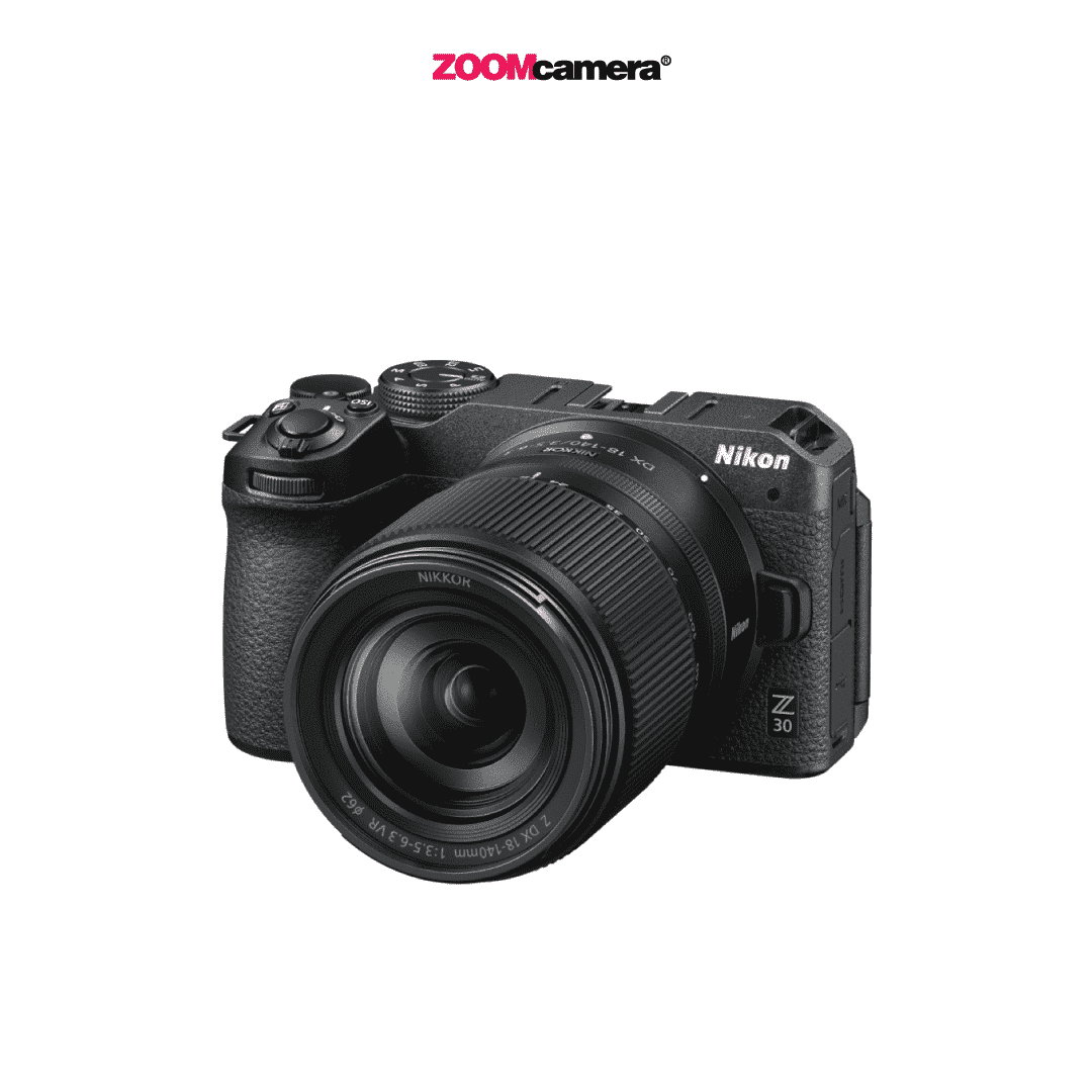 Nikon Z30 Mirrorless Camera + 18-140mm VR Kit – 20.9MP DX Vlogging & Travel Bundle