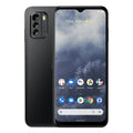 Top/front view of Nokia G60 5G Black showing full body