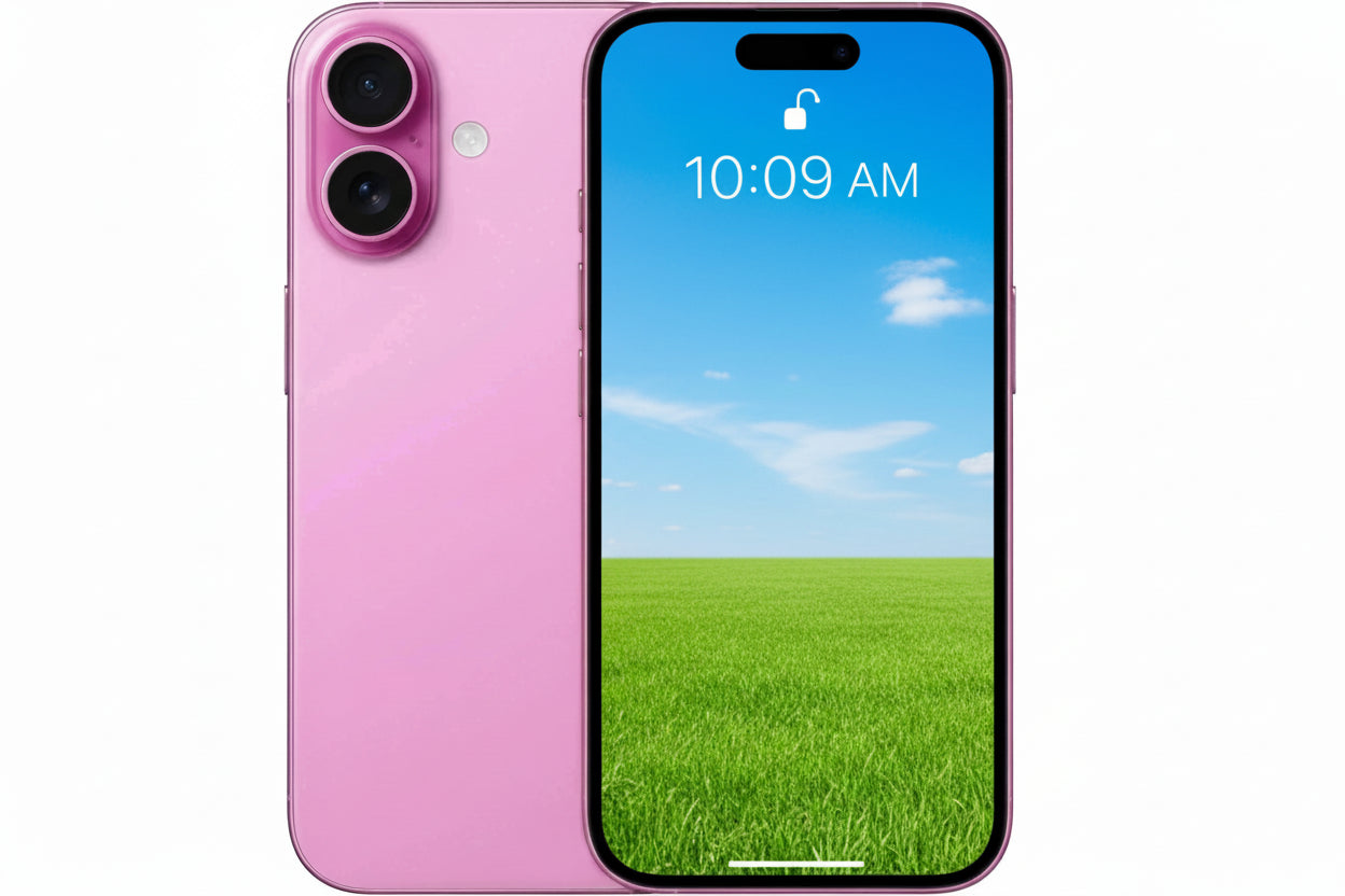 Apple iPhone 16 - 128GB / 256GB / 512GB - Black, White, Pink, Teal, Ultramarine - Acceptable - Refurbished