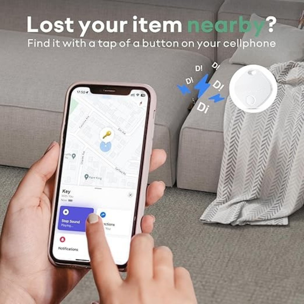 Tristar Air Tag Bluetooth Item Finder - White