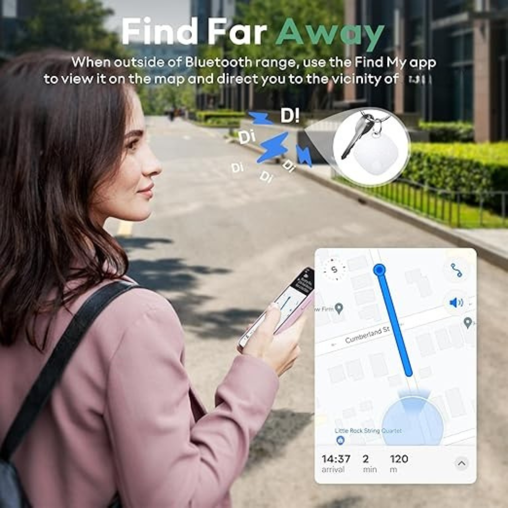 Tristar Air Tag Bluetooth Item Finder - White
